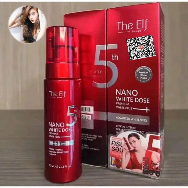 The Elf Nano White Dose truyen trang mo tham Brightening Serum educes Dullness & Improves Texture Even Skin Tone, Hydrate & Glow Halalzen