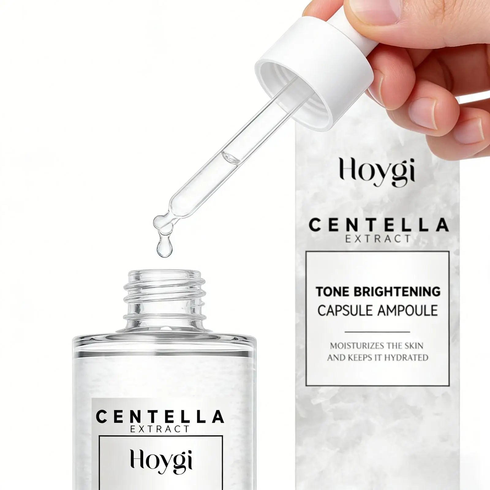 Hoygi Centella Tone Brightening Ampoule Moisturizing Facial Lifting Smooth Skin Soothing Refreshing Nicotinamide Capsule Serum