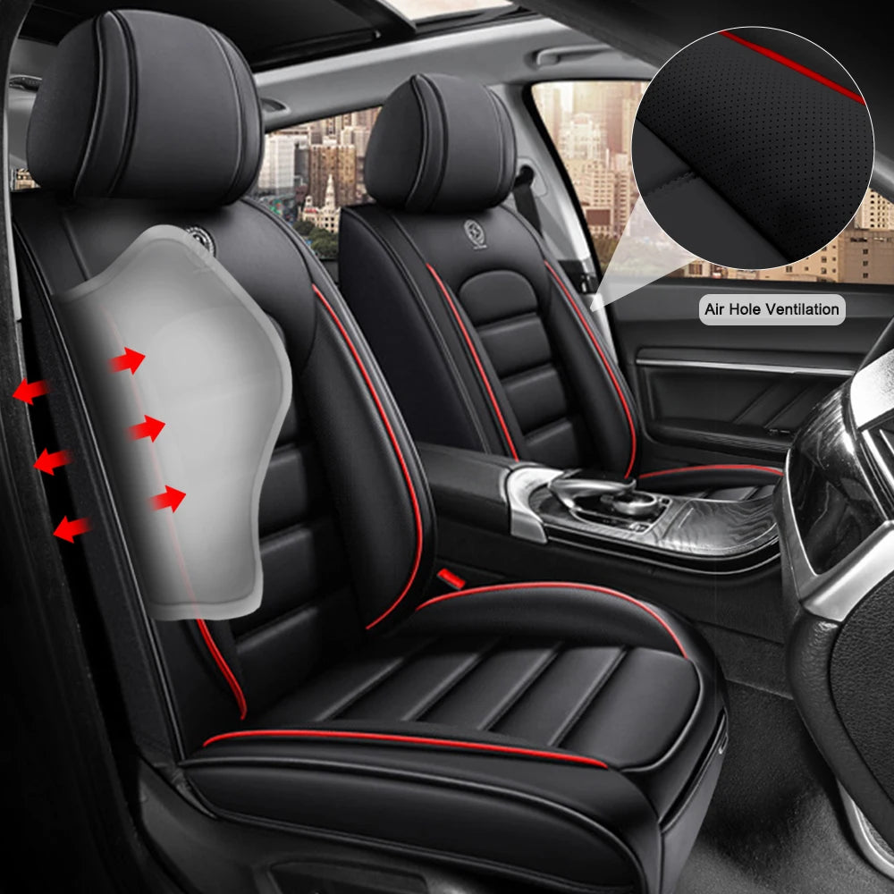 Car interior set: car seat cover, suitable for BUICK LACROSSE 2010-2016, waterproof PU leather, easy to clean, easy to install