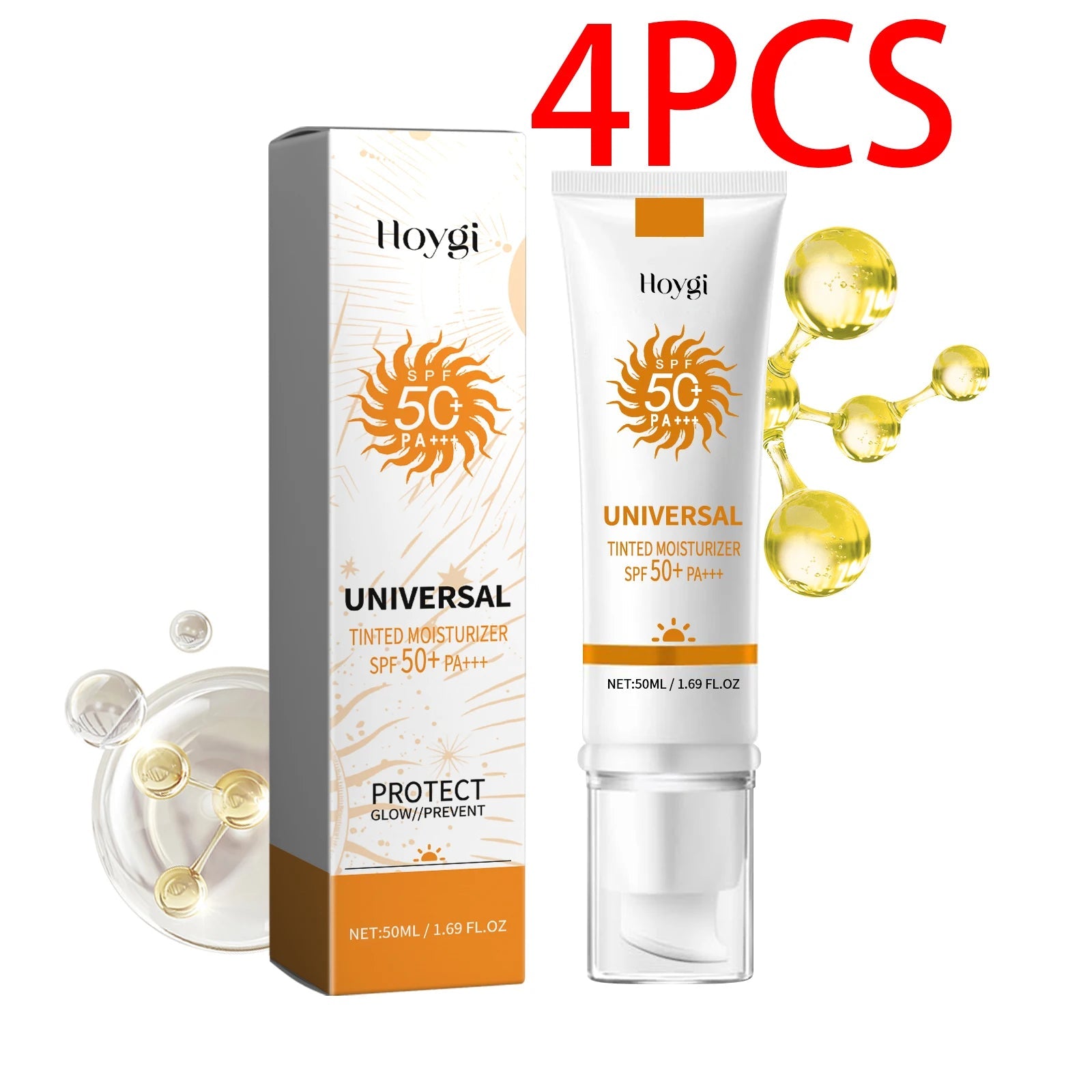 Hoygi Sunscreen whitening face sunscreen isolation makeup base moisturizing refreshing UV sunscreen Skin Whitening Cream Halalzen