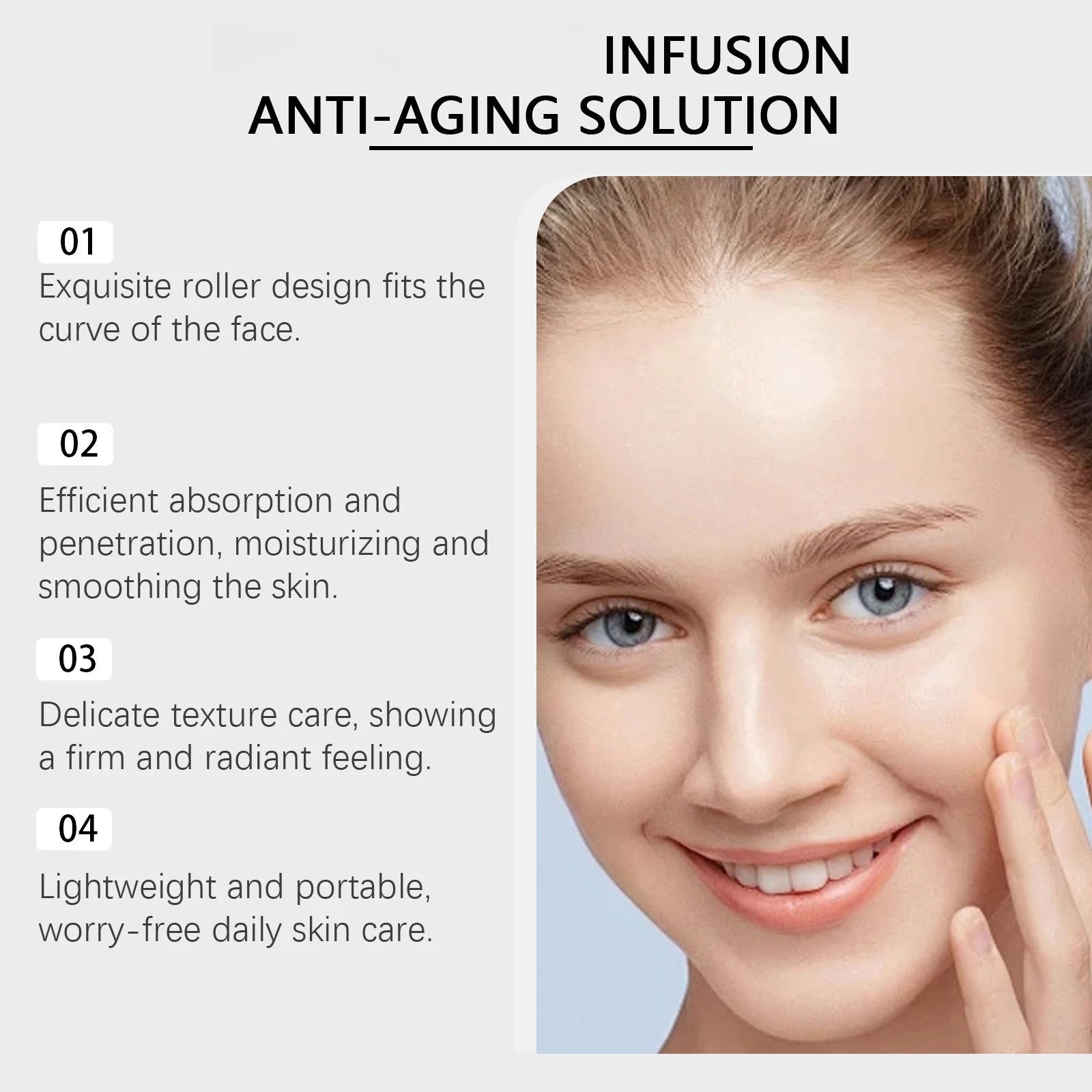 0.2MM Microneedle 2 Tools + 6 Bottles Korean Moisturizing Renewal Set, Firming & Anti-Fine Lines Daily Skin Care Essence