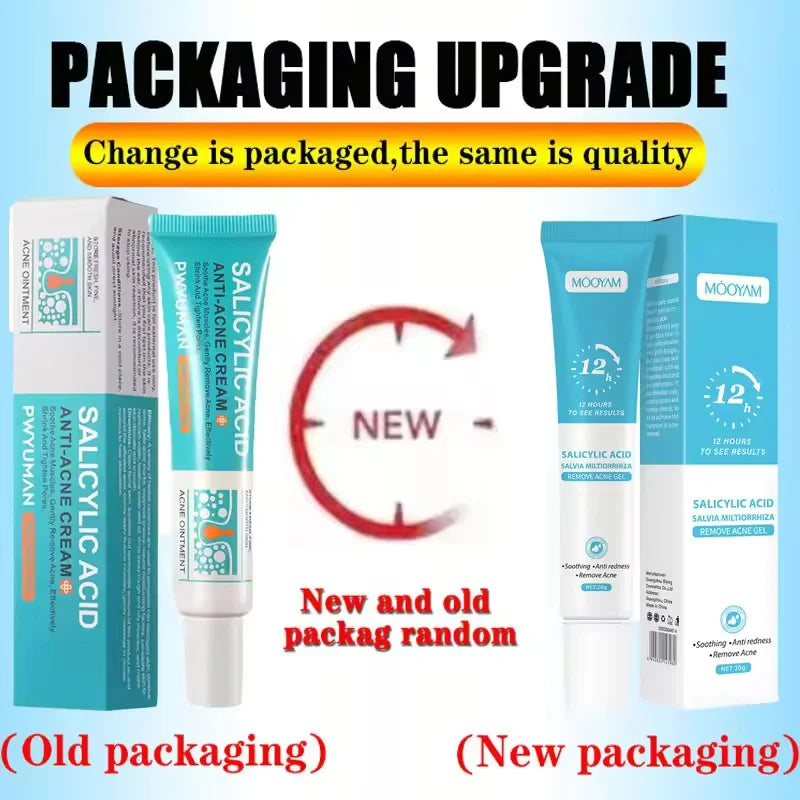 Effective Acne Removal Cream Anti-Acne Repair Redness Pimple Spots Gel Deep Cleaning Pore Oil Control Moisturizing Skin Care 30g