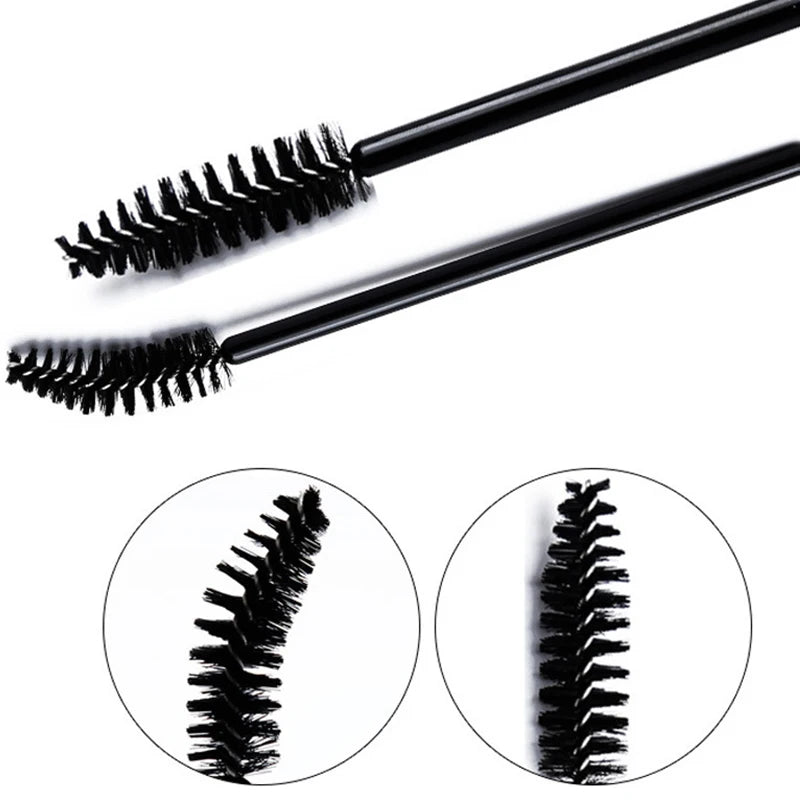 500/1000PCS Eyelashes Brushes Set Wholesaler Lash Mascara Brush For Lashes Extension Eyebrow Wands Applicator Makeup Tools Halalzen