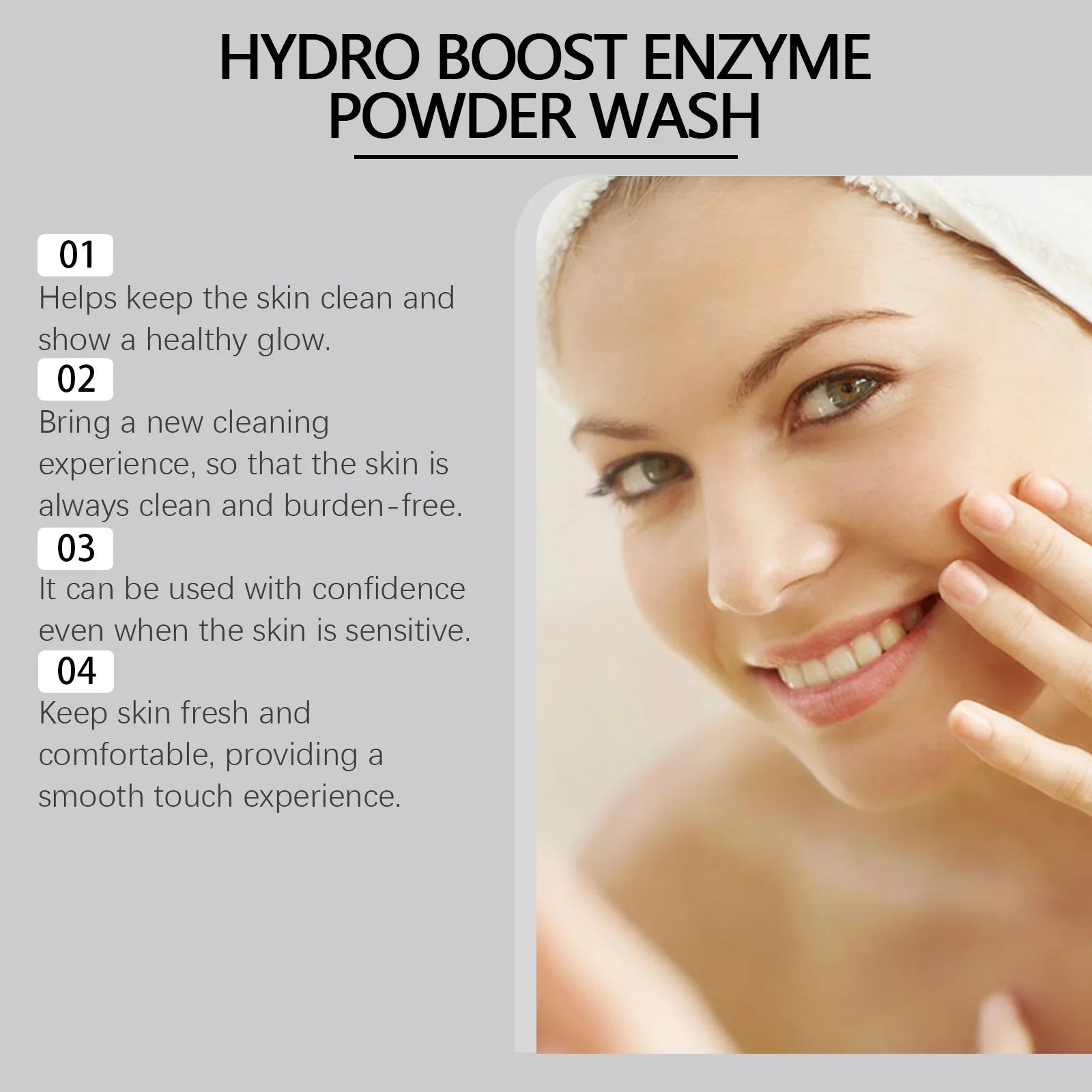 EELHOE Rice Enzyme Cleansing Powder to Remove Blackheads Oil Control Pore Cleaning Gentle Face Wash Refreshing Washing Powder Halalzen