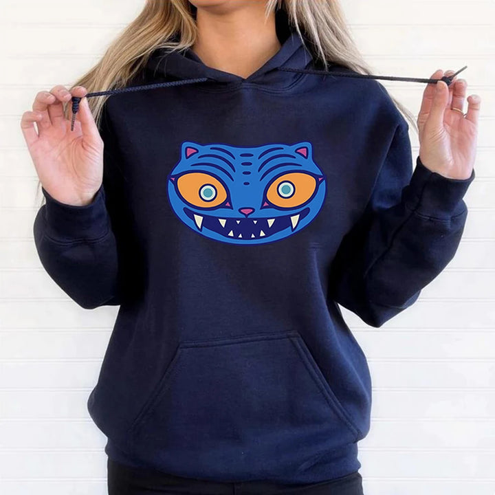 Derpy Hoodie Derpy Tiger Zoey Sweatshirt KPop Hoodied Demon Hunters Tee DKPDH Tiger Pullover Women Long Sleeves Hoodies