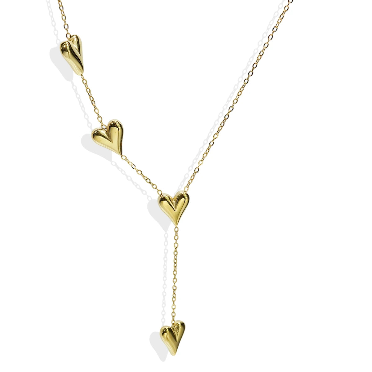 Lxalry 18K Gold-Plated Heart Necklace – Minimalist, Hypoallergenic, Ocean-Safe Everyday Elegance