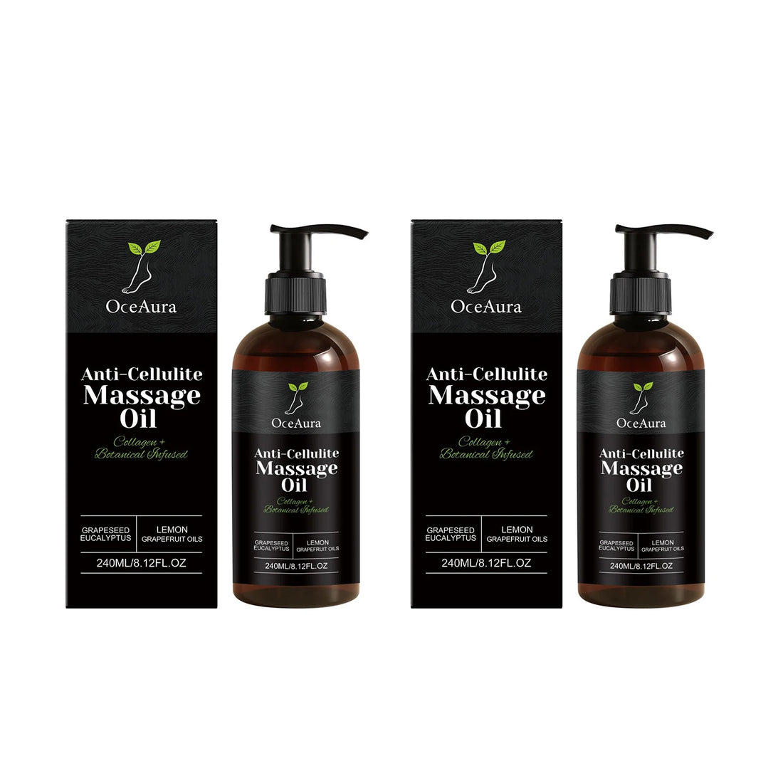 Collagen Anti-Cellulite Massage Oil Abdomen Thigh Firming Nourishing Dry Skin Glowing Soothing Revitalizing Tightening Body Oil