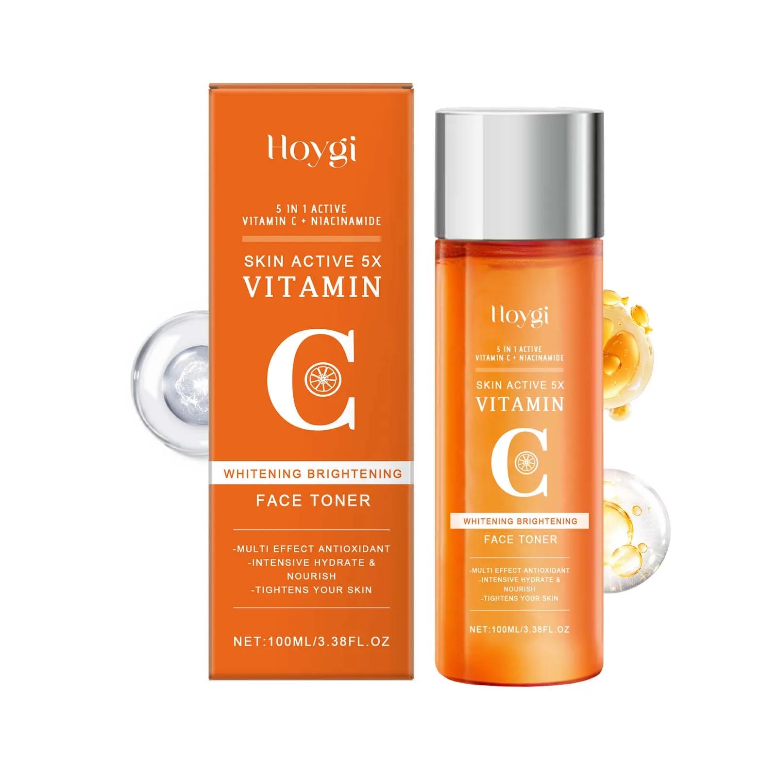 Vitamin C Hydrating Toner Moisturizing Brightening Refreshing Antioxidant Facial Essence Shrink Pores Smoothing  Face Skin Care