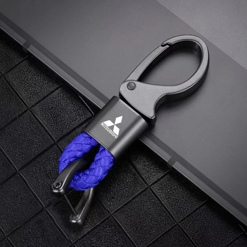 4 Color Car Keychain Aluminum Durable For Mitsubishi EVO ASX Lancer Pajero Outlander L200 Lancer Auto Accessories