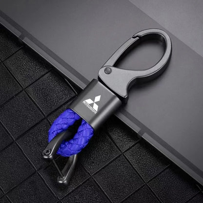 4 Color Car Keychain Aluminum Durable For Mitsubishi EVO ASX Lancer Pajero Outlander L200 Lancer Auto Accessories