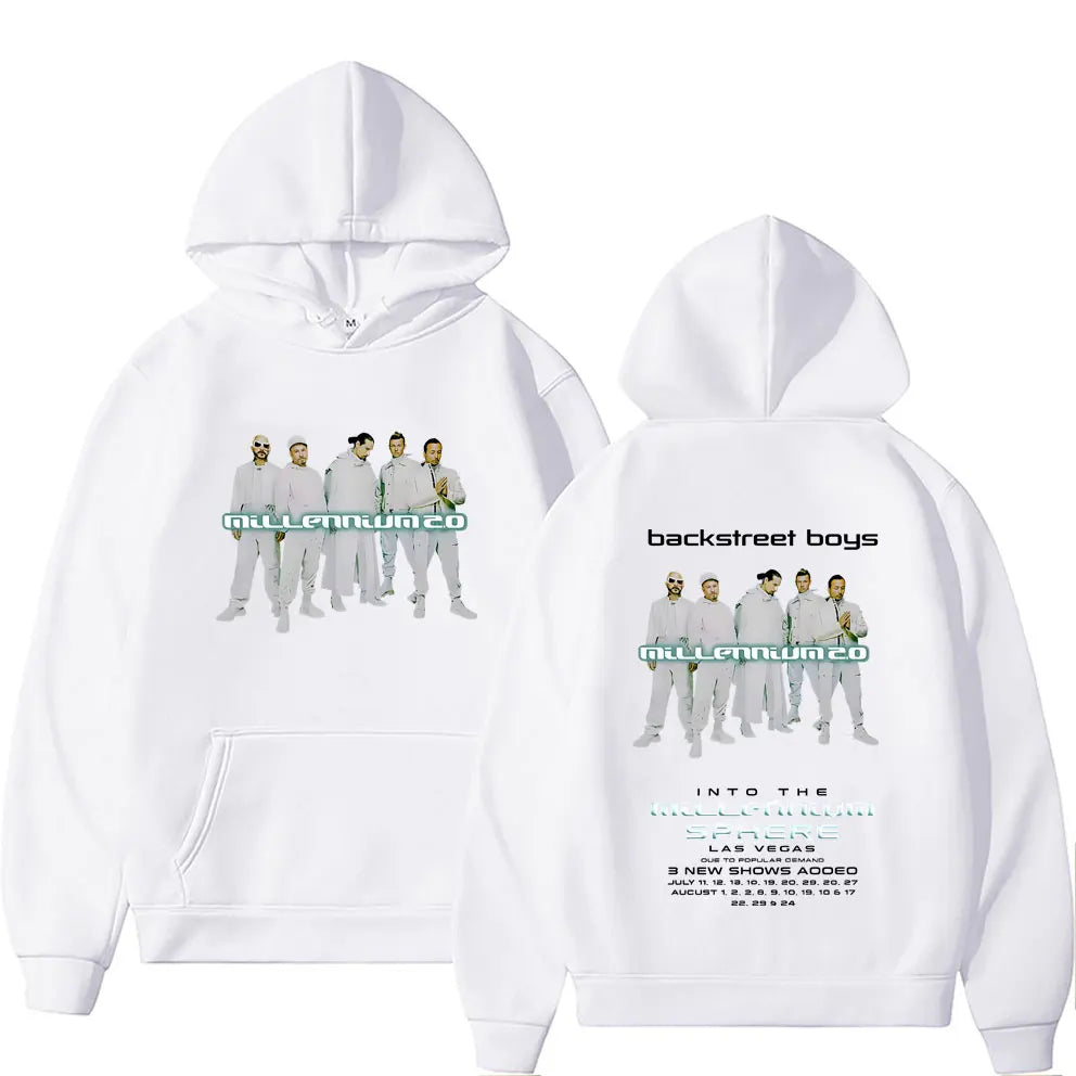 Backstreet Boys Into The Millennium Tour 2025 Hoodie Men Women Casual Fleece Cotton Hoodies Unisex Fashion Oversized Sweatshirt