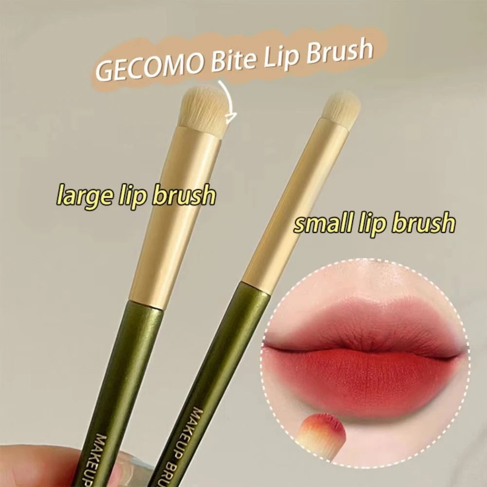 GECOMO Round Head Lip Brush Lipstick Coloring Smudge Brush Concealer Brush Lip Makeup Brush Multi-function Beauty Tool Halalzen
