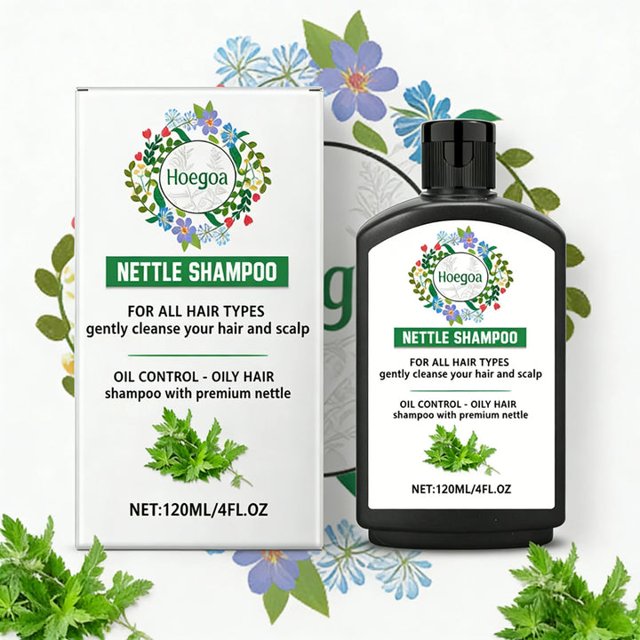 Nettle Shampoo Strengthening Volumizing Treatment Lightweight Deep Nourishing Scalp Cleansing Gentle Oily Hair for All Types