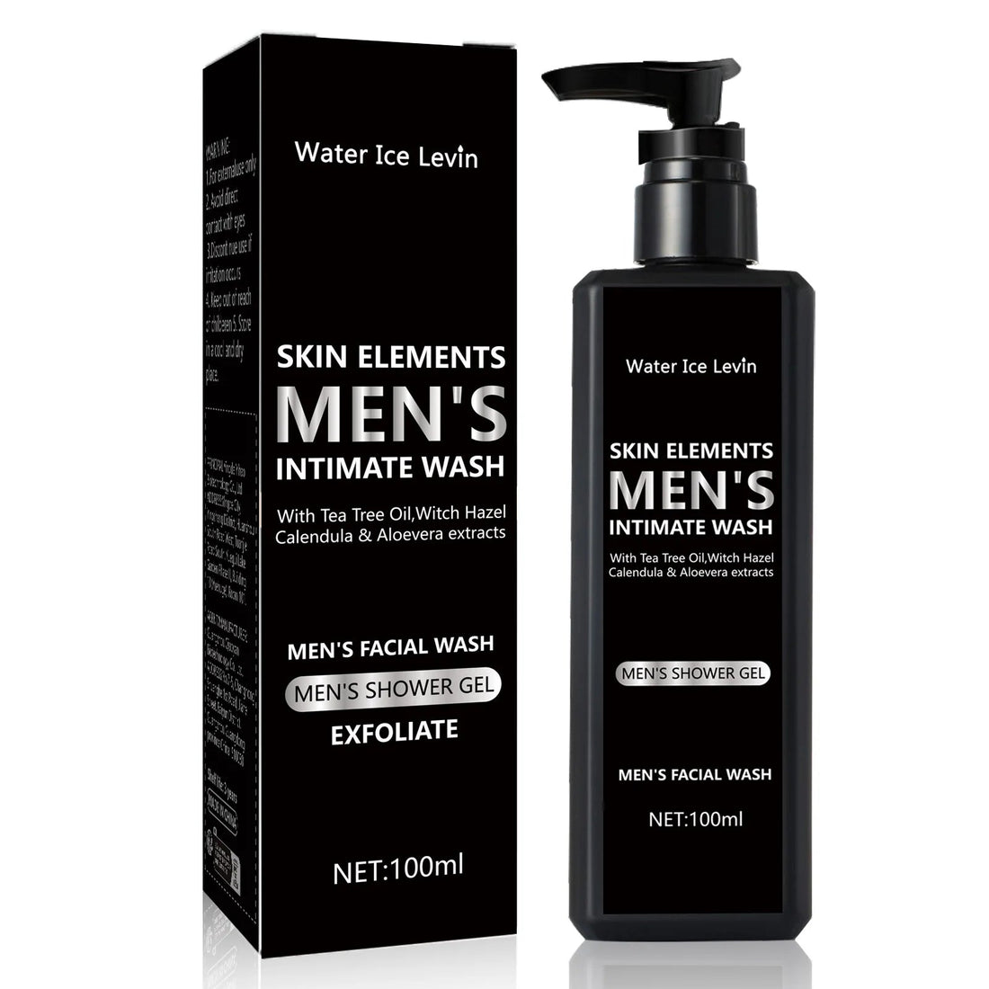 100ML men's facial cleanser for daily cleansing and bathing, suitable for oily skin, soothing, purifying and cleaning Halalzen