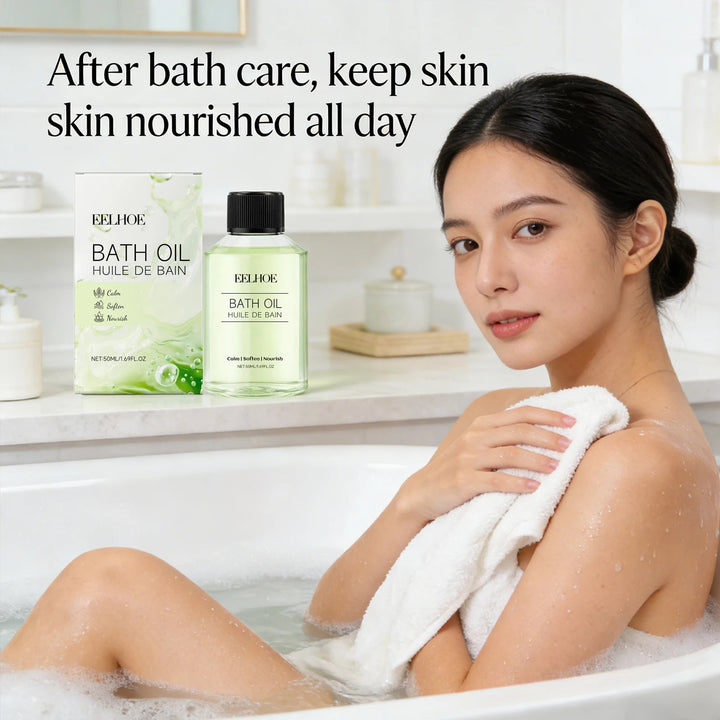 Moisturizes Bath Oil Remove Dirt Soothes Muscles Relieve Stress Promotes Relaxation Long Lasting Fragrance Body Care Shower Oil Halalzen