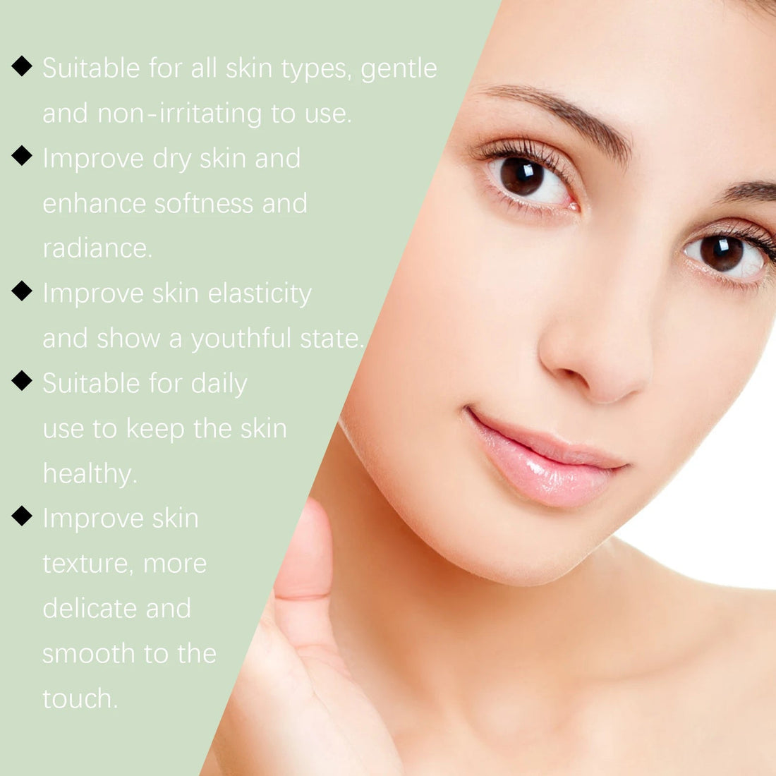 Hyaluronic Acid Facial Cleanser Exfoliating Whitening Skin Moisturizing Oil Control Deep Cleansing Pores Gel Face Wash Skincare Halalzen
