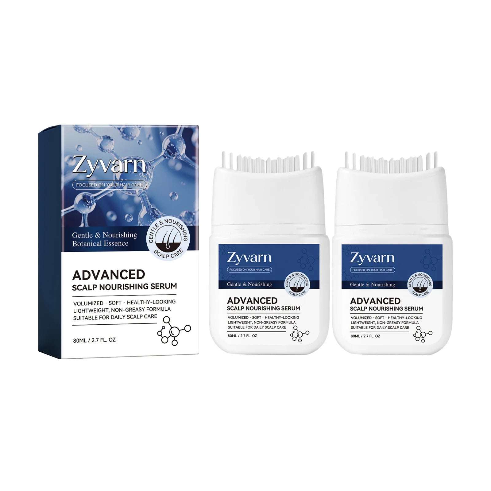 Volumizing Hair Scalp Serum Deep Nourish Care Repair Damaged Hair Roots Improve Scalp Environment Scalp Treatment Massager