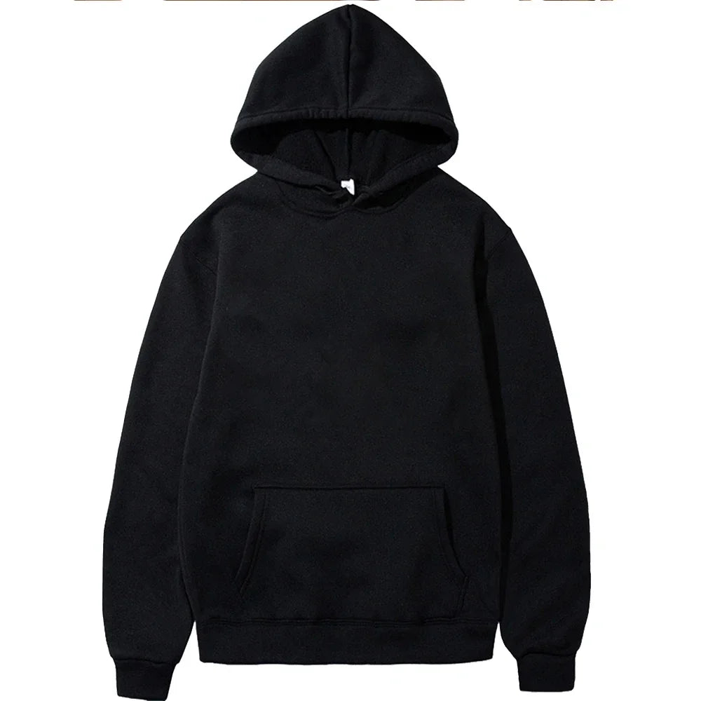 Men's Casual Pullovers Hoodies For Man Spring Autumn Fashion Black Multiple Colour Oversized Sweatshirts Top