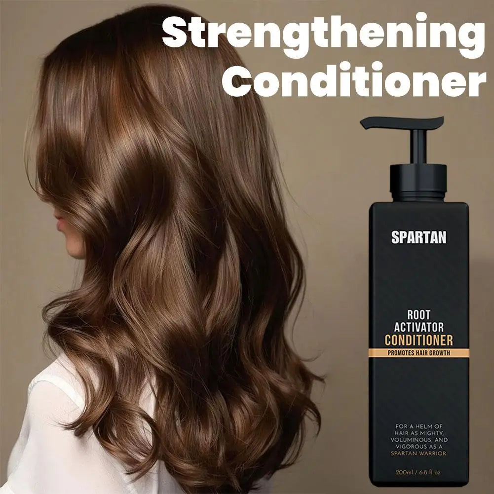 SPARTAN Strengthen Hair Growth Shampoo Improves hair's strength and elasticity strengthens roots Smoothing Hair Care Halalzen