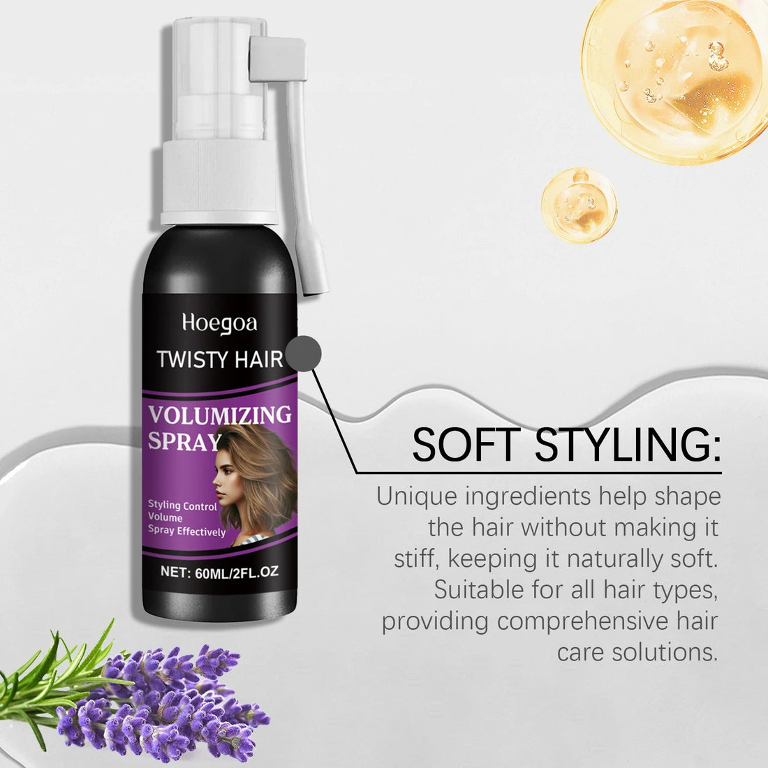 Volume Boosting Hair Spray With Collagen For Root Lift Lightweight Formula Non Sticky Feel All Day Freshness Fine Flat Oily Halalzen