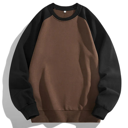 Autumn Spring 2025 Patchwork Hoodies Sweatshirt For Men's  Hip Hop Punk Pullover Streetwear Casual Fashion Clothes OverSize 4XL