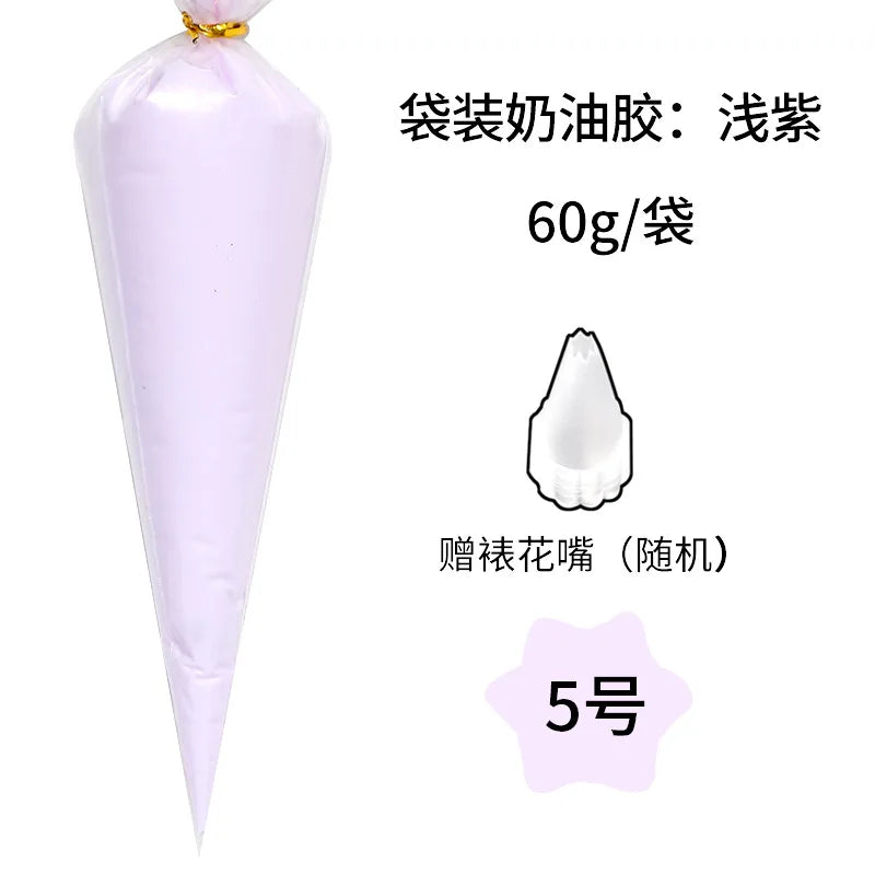 60g Imitation Cream Glue Charms Handmade Whipped Phone Case Decoden Shaker Jewelry Tools Tools Professional