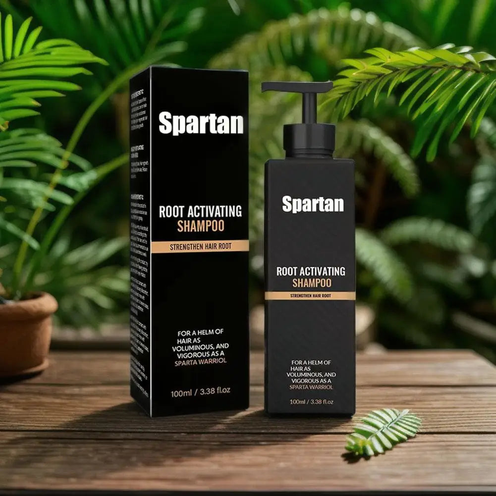Spartan Root Activator Shampoo Nourishes Hair Roots Prevents Hair Loss And Solidifies Hair Regrowth Restore Softness Hair Care Halalzen