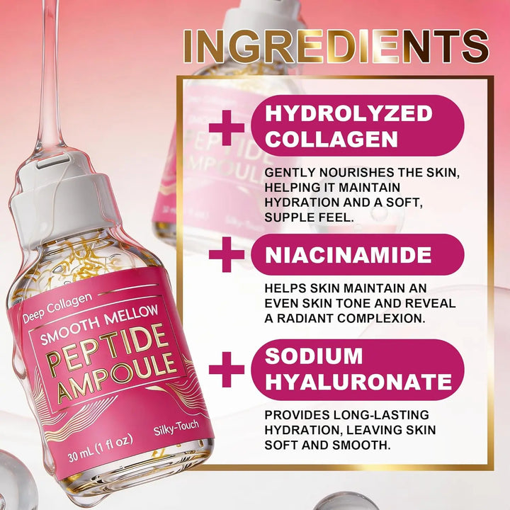 Silk Peptide Intensive Lifting Ampoule |Anti-Aging Serum For Face With Collagen & 30 Peptide Complex Skin Tightening & Firming