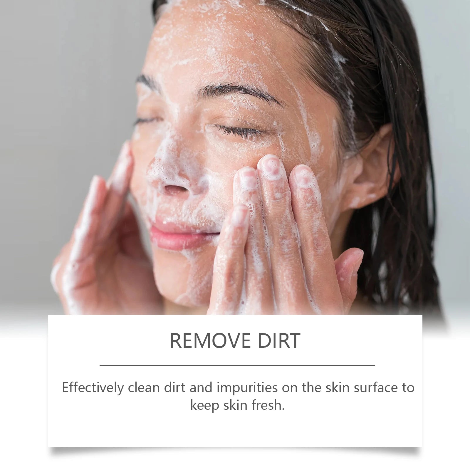 Rice Milk Cleansing Foam 120g Gentle Facial Wash Deep Cleanse Rice Extract Hydrating Non Drying Rich Lather for Soft Bright Skin Halalzen