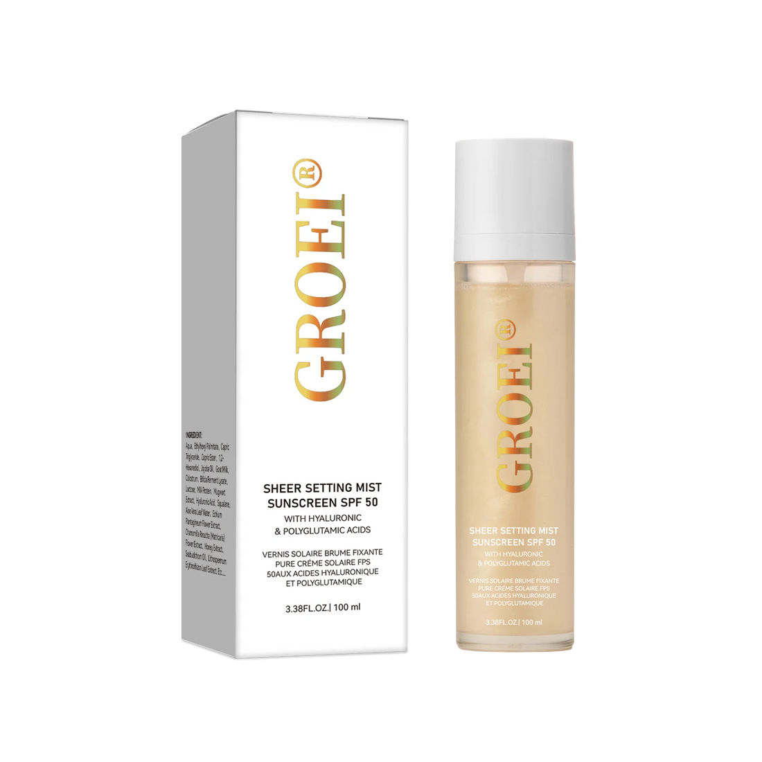 100ml Oil Free UV Setting Spray Non Greasy Anti Shine Matte Finish Pore Minimizing Long Lasting Makeup Waterproof Sweatproof