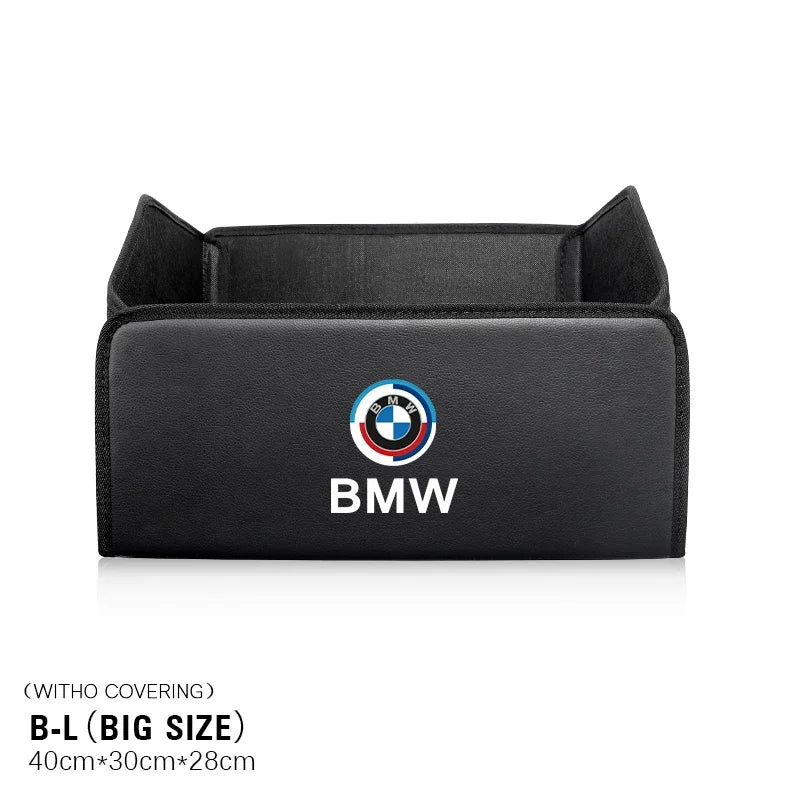 Car Trunk Storage Box High-capacity Leather Organizer Case For BMW E46 E90 E60 F30 F10 E39 E36 F20 G20 G30 E92 E87 E91 X5 E70 X3