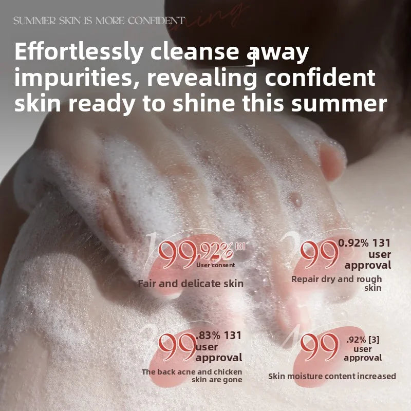 OHBT 500ml Pomegranate Salicylic Acid Shower Gel, Gentle Cleansing Nourish Body Wash, Fragrance Moisturizing Bath Lotion Gel Halalzen