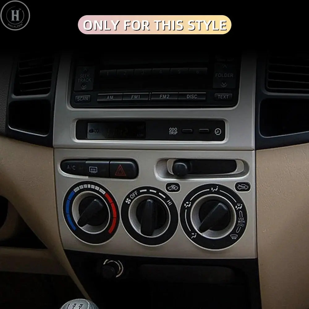 AC Switch Knob Air Conditioning Heat Control Knobs for Toyota Vios Vitz Yaris Echo 2002-2006 Tacoma Avanza Xenia 2004-2011 HALALZEN