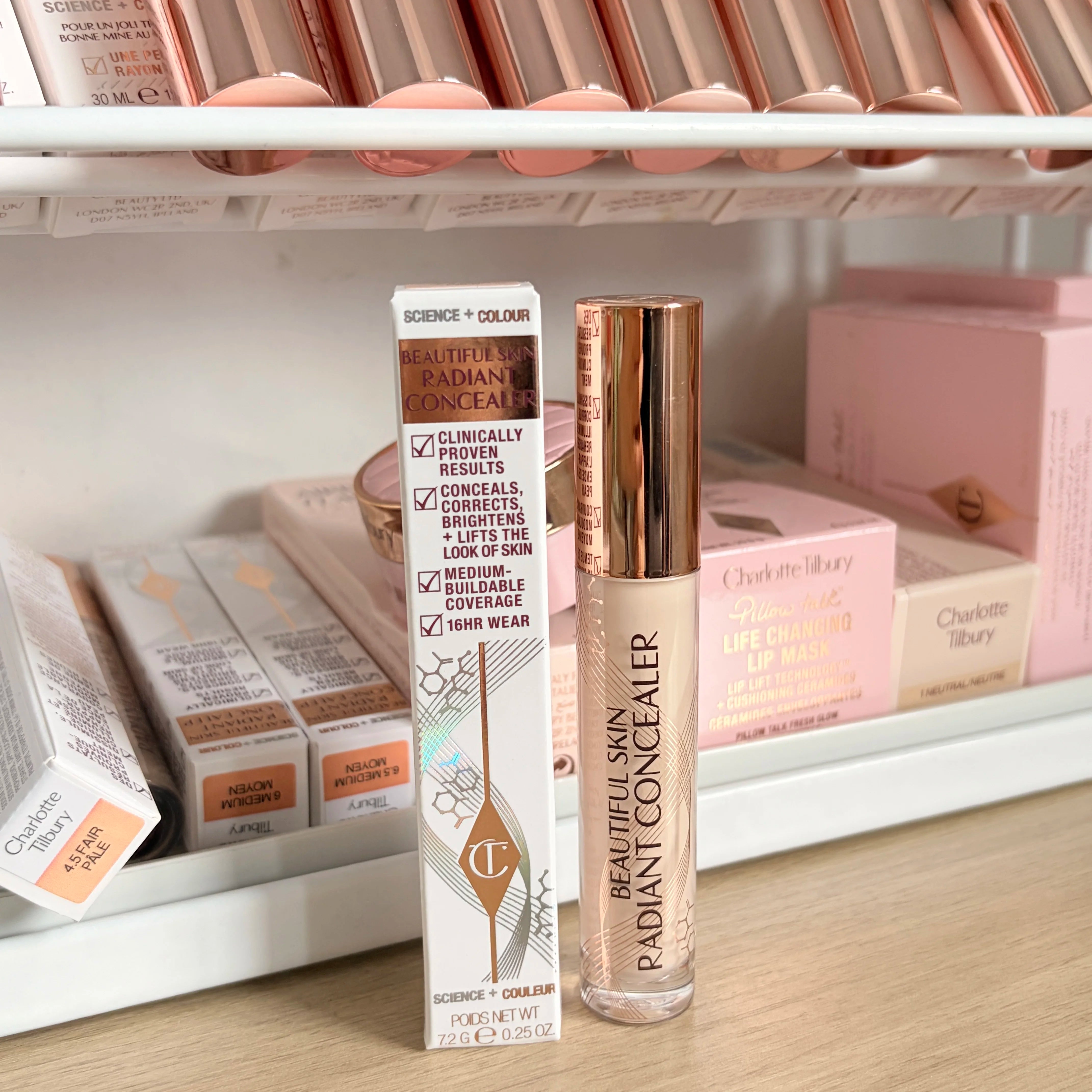 Charlotte Tilbury Airbrush Flawless Blur&beautiful Skin Radiant Concealer Unreal Skin Sheer Glow Tint Hydrating Foundation Stick