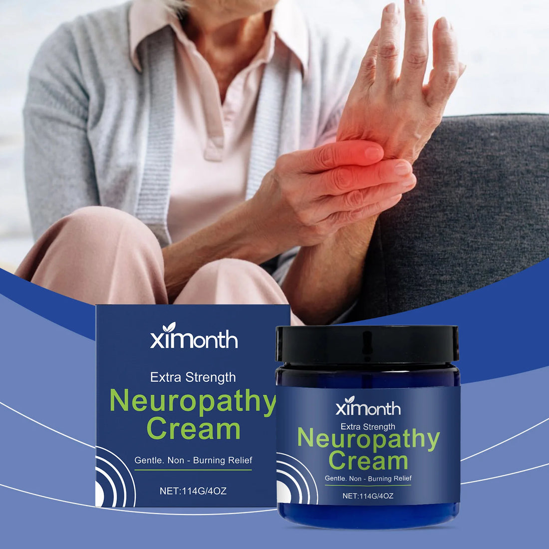 Ximonth Mint Leaf Joint Care Cream Repairing Muscle Damaged Bone Therapy Decrease Arthritis Soothing Pain Body Treatment Creams