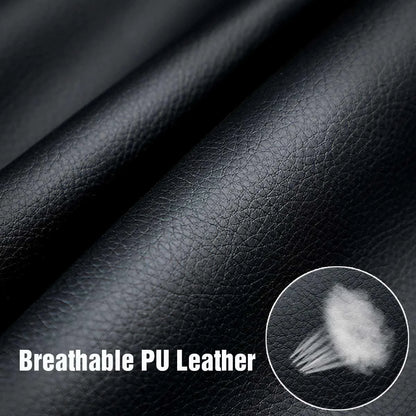 11Pcs 5 Seater Front+Rear Full Set Front Car Seat Cover Cushion Protector Deluxe PU Leather Waterproof SUV Truck Seat Cushion