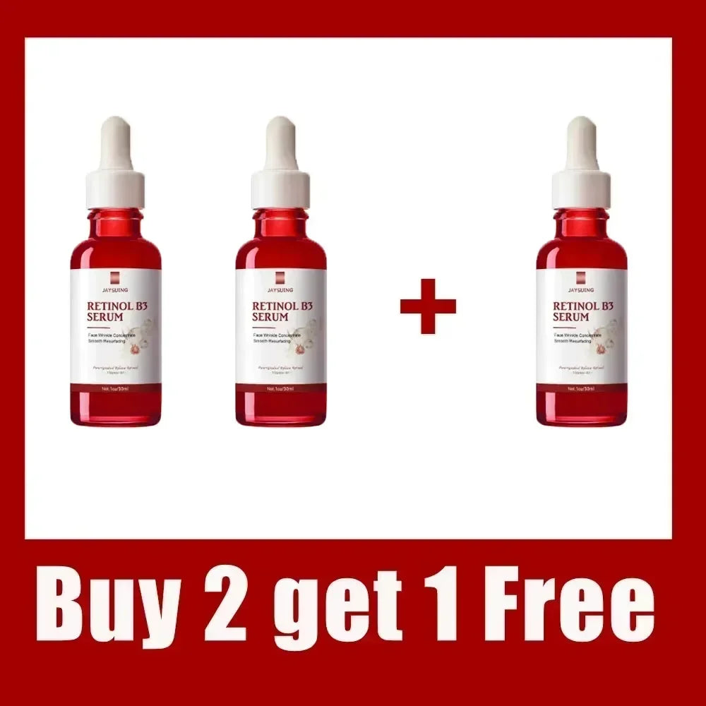 Anti Wrinkke Retinol B3 Face Essence Moisturizing Fade Fine Line Lifting Firming Repair Smooth Nourish Tighten Brighten Serum