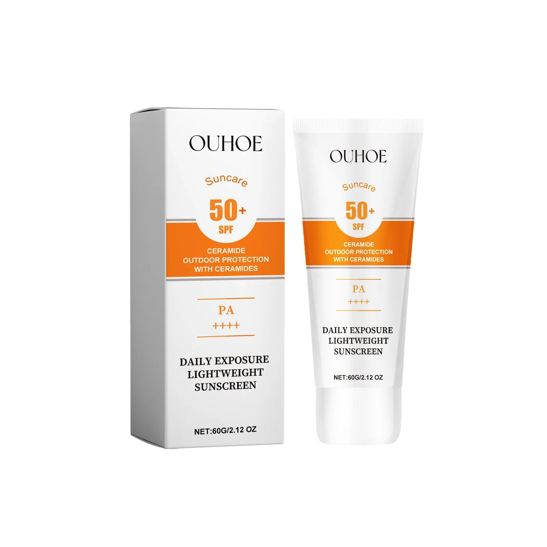 Protective cream Sunscreen SPF50+ Anti Sun Solar Blocker Waterproof Moisturizing Soothing Sensitive Repair Facial Body Sunblock Halalzen