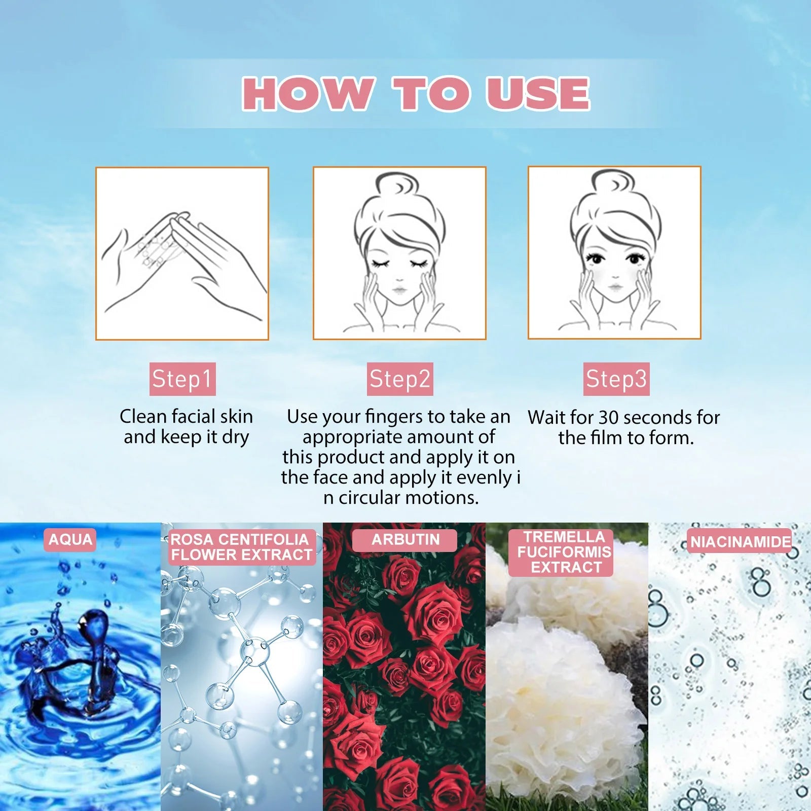 Niacinamide Sunscreen Solar Blocker UV Protector Skin Brightening Refresh Sunproof Oil Control Anti Sun Facial Protection Cream Halalzen