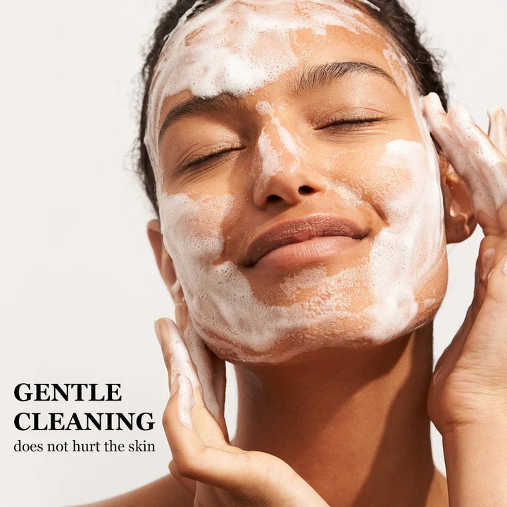 JoyPretty Vitamin C Facial Cleanser Oil Control Exfoliates Deep Cleaning Moisturizing Face Skin Care Cosmetics Halalzen