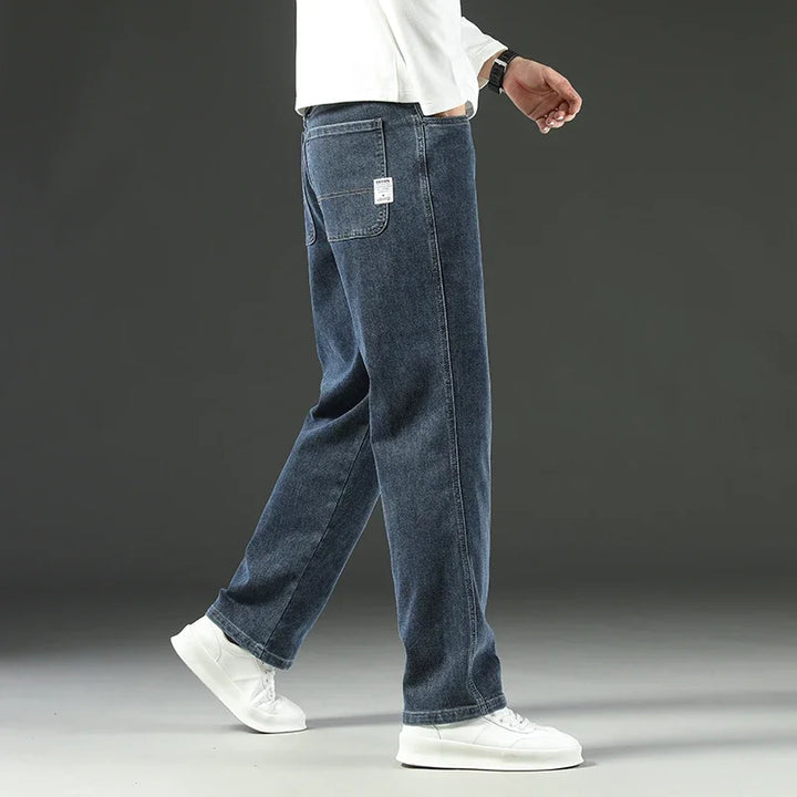 Neue Y2-Jeans für Frühling und Herbst 2025 – Lässige Herren-Jeans im Baggy-Straight-Wide-Leg-Stil – Business-Casual-Hosen – Marken-Herrenbekleidung