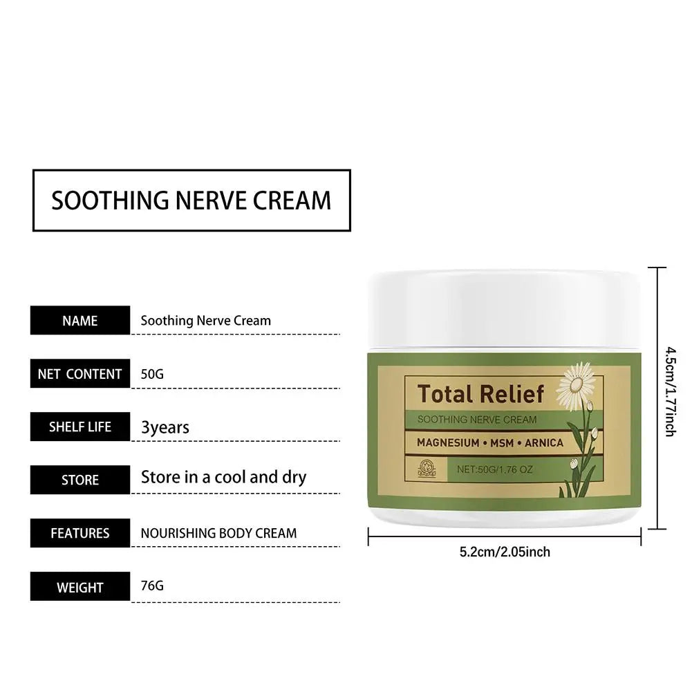 Magnesium Soothing Body Cream - Relieves Tension & Muscle Discomfort, Deep Moisturizing Joint Relief Cream for All Skin Types