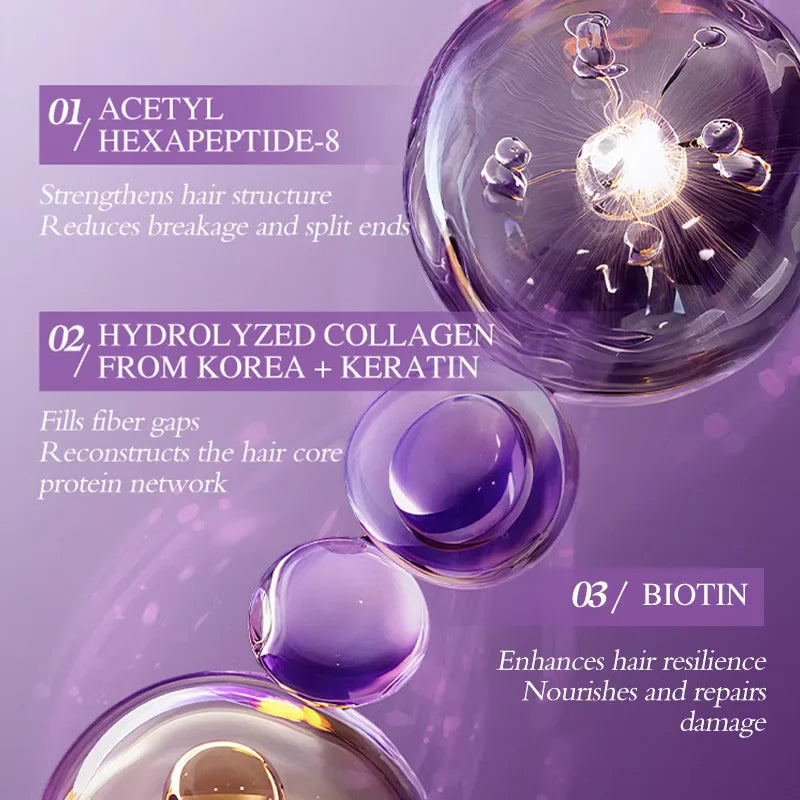 Keratin Hair Mask 5 Seconds Repair Damaged Frizzy Hair Soft Smooth Shiny Nutrition Deep Moisturize Nourishing Hair Care Halalzen
