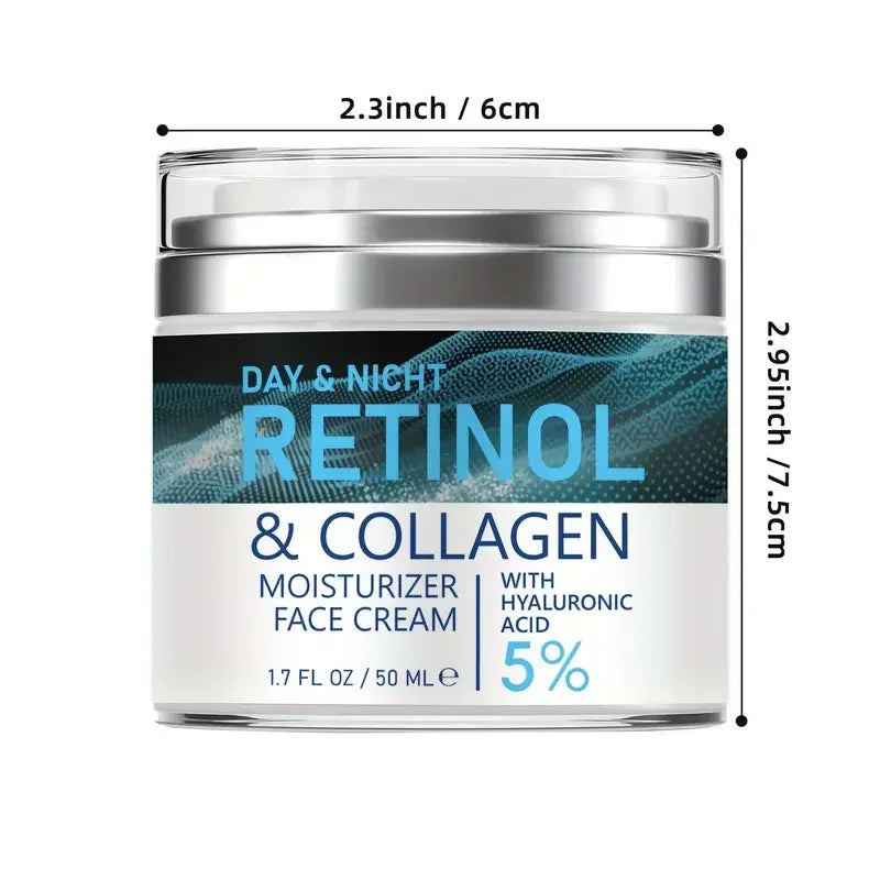 ENVISHA Retinol Collagen Cream Face Skin Care Anti-aging Wrinkle Deep Hydration Moisturizing Skin Health Whitening Exfoliation Halalzen