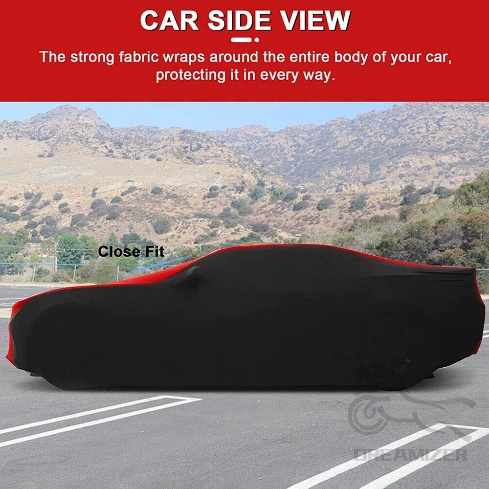 Indoor Car Cover Satin Dust Proof Sunshade Outdoor Protection For Black Red Gray For Mercedes SL-Class R230 R231 For Porsche