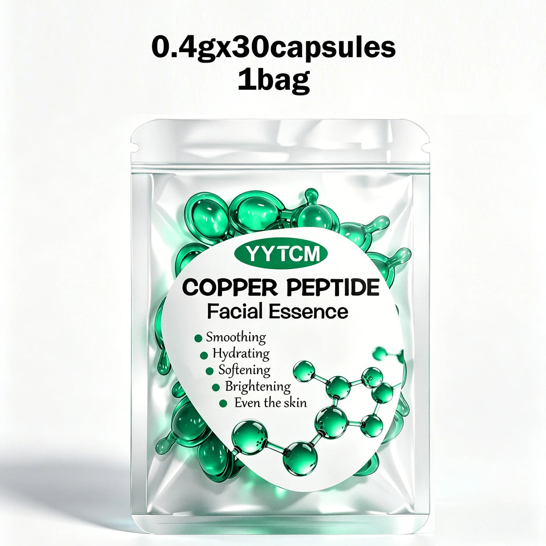 Copper Peptide Facial Serum Moisturizing Hydrating Firming Anti-Aging Skin Care Essence