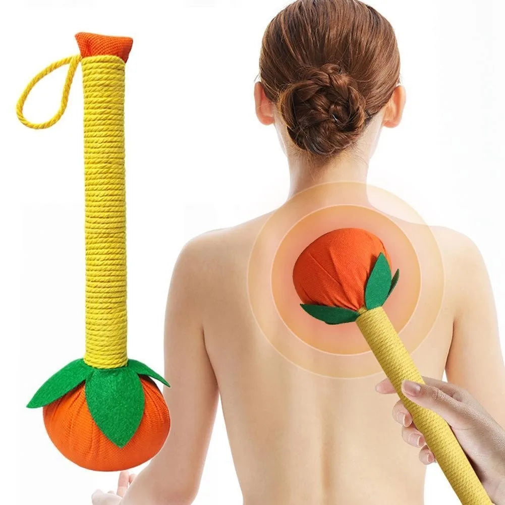 Back Knock Massage Tool Wormwood Mugwort Herbal Medicine Filling Hammer Massager Fitness Stress Relax Body Health Care Tools