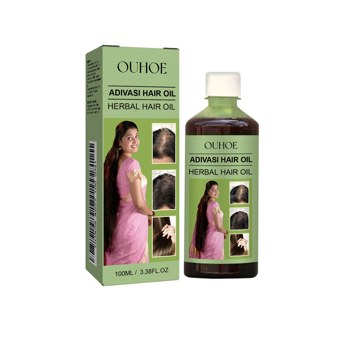Herbal Hair Oil Nourishing Scalp Treatment Strengthening Serum For Dry Damaged Hair Vitamin E Ginger Root Extract Smoothing Frizz Deep Conditioning Moisturizing Anti Breakage 100ml