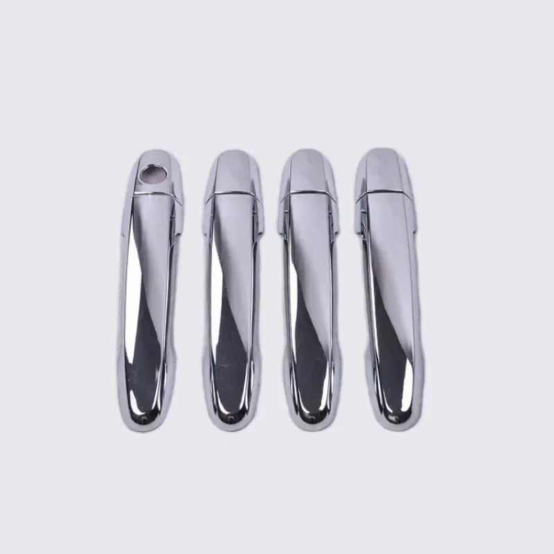For Toyota VIOS 2002 - 2017 XP40 XP90 XP150 Belta Chrome Carbon Fiber Car Door Handle Cover Trim Car Styling Accessories