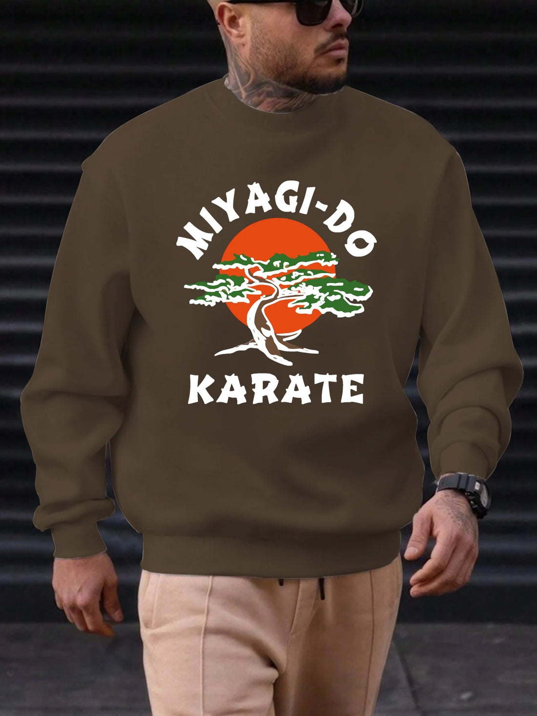 Men's Cotton Crewneck Sweatshirt MIYAGI-DO Graphic Print 2025 New Trending Fashion Casual High Quality Top Clothing